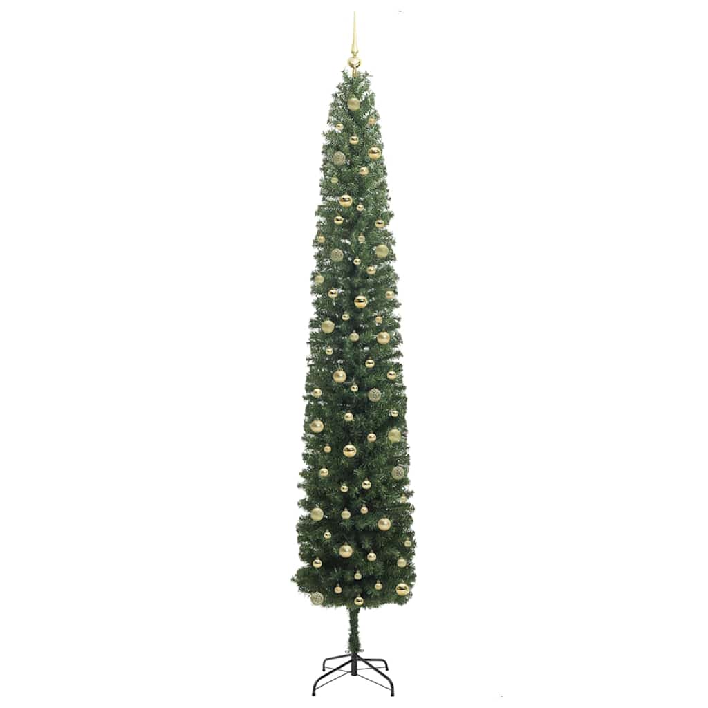 Artificial Christmas Tree with 300 LEDs with Stand Green 270 cm